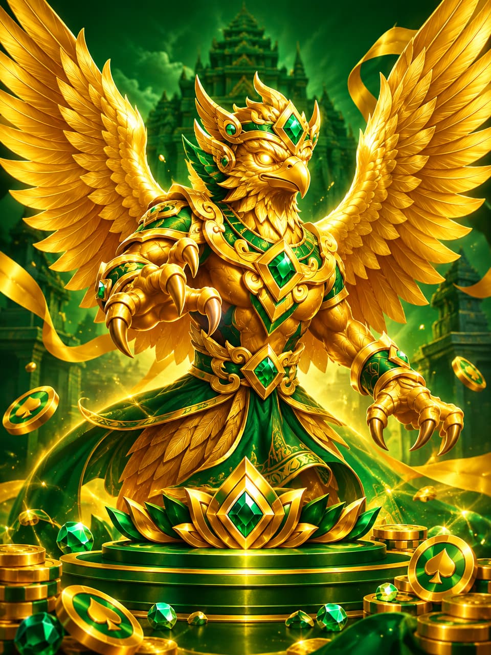 ภาพเกม JL Fortune Garuda 500 ที่ออกแบบใหม่สำหรับ th39 - ทีเอช39
