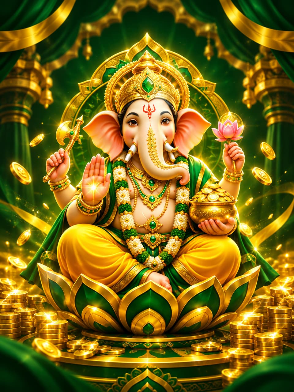 ภาพเกม Fortune Ganesha ที่ออกแบบใหม่สำหรับ th39 - ทีเอช39